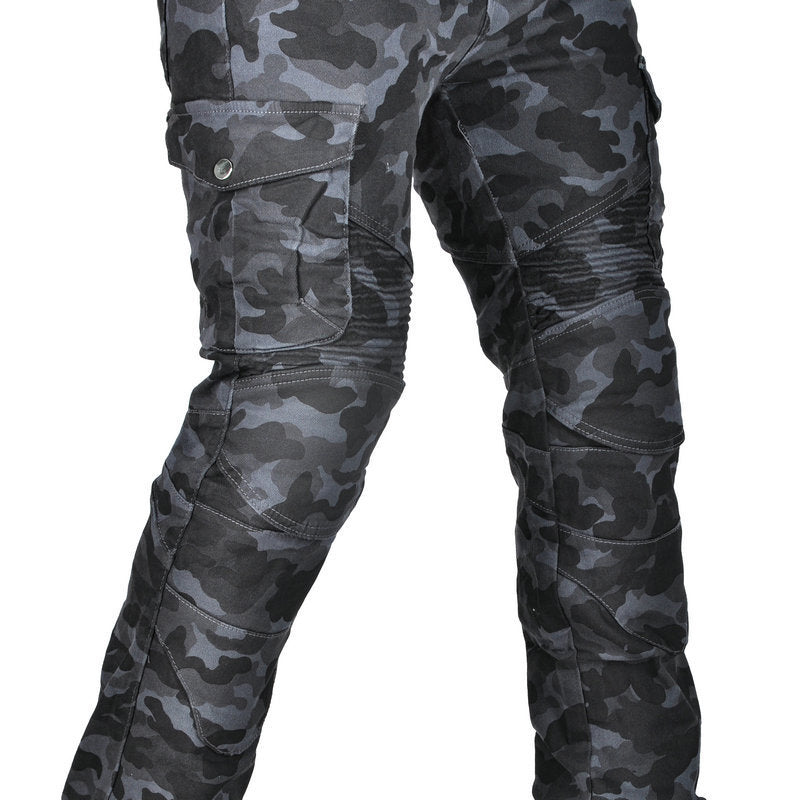 Outdoor Motorcycle Stretch Camouflage Motorcycle Jeans