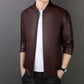 PU Leather Coat Men's Leather Jacket