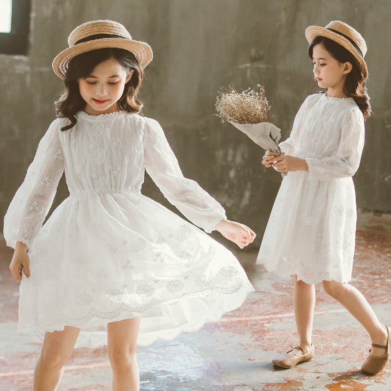 Girls Spring And Autumn Dresses