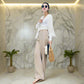 High Waist Wide Leg Pants Women's Summer New Casual Pants