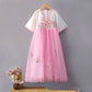 Girls' Costumes, Hanfu, Big Children's Super Fairy Skirts, Little Girls, Summer New Styles, Chinese Style Summer Dresses