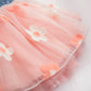 Girls' Dresses, Summer Children'S Korean Denim Skirts, Pure Color Flower Mesh Skirts, Baby Princess Puffy Skirts