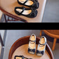 New Style Breathable Soft Sole Girls Single Shoes Small Fragrance Bow Children Princess Shoes