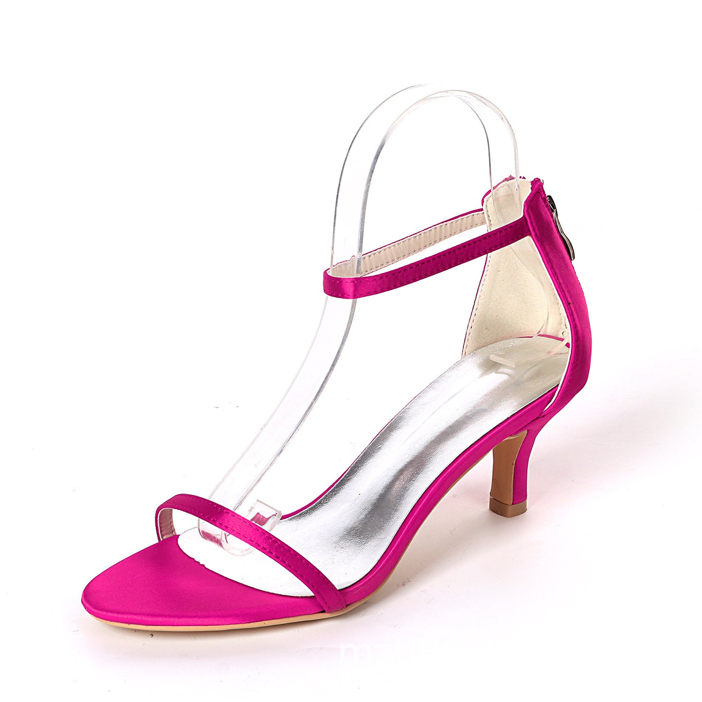 Satin-Colored Women S Shoes With One Strip Sandals