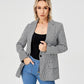 Womens Casual Blazer Jacket  Long Sleeve Work 0ffice Blazer Lapel  Jacket