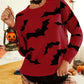 Women's Long Sleeved Halloween Jacquard Sweater Knitted Top Women's Clothing