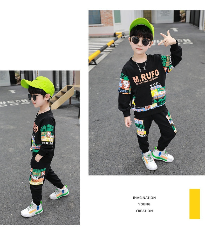 Boys Cotton Two-piece Set