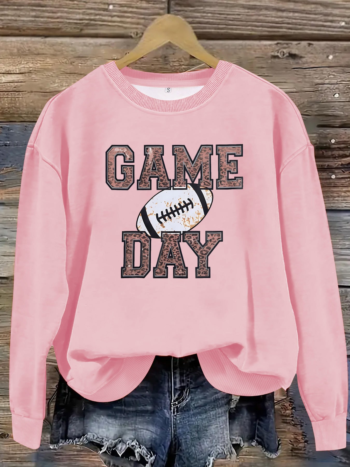 Women's Top Sweater Long Sleeve Baseball