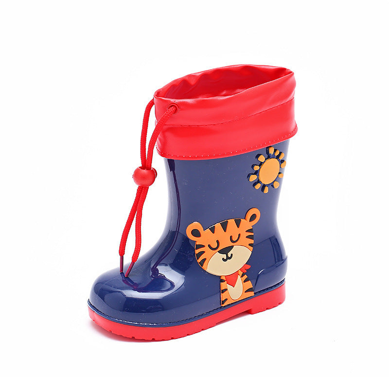 Non-slip Wear-resistant Thickened Edging To Keep Warm And Fleece Boys And Girls Shoes