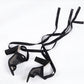 Women Sandals Bandage Flock Cross Strap Lace Up High Heels Sandal