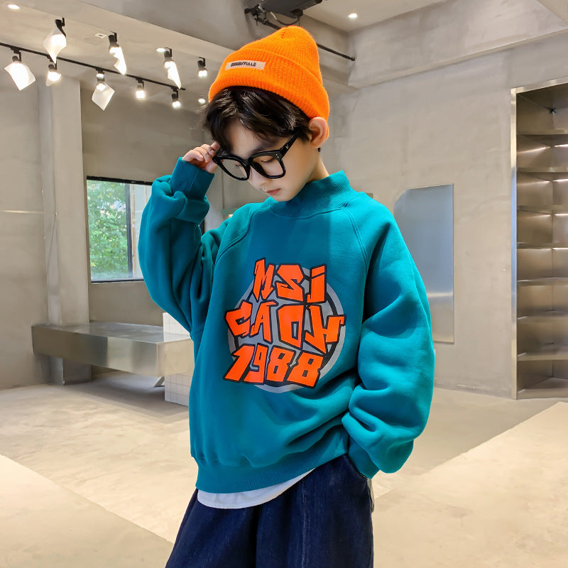 Boys  Fleece Graphic Sweater