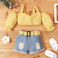 Girls 2 Pcs Short Set