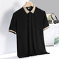 Summer Men's Ice Silk Business Casual Short Sleeve