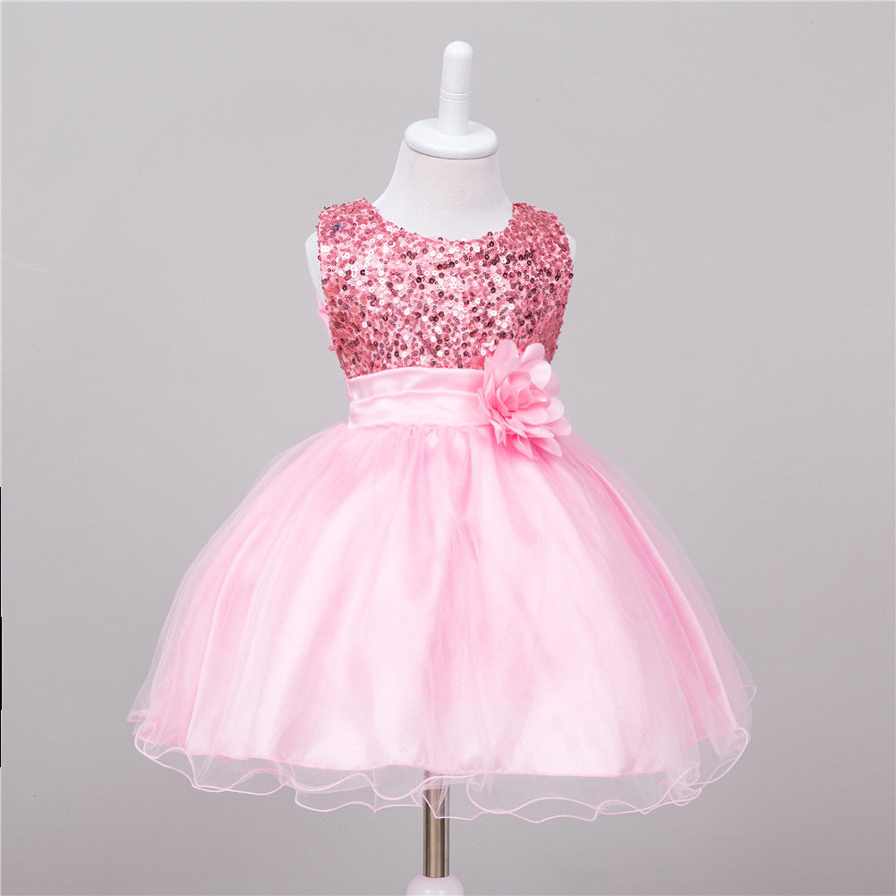 Girl's Princess Sequined Dress