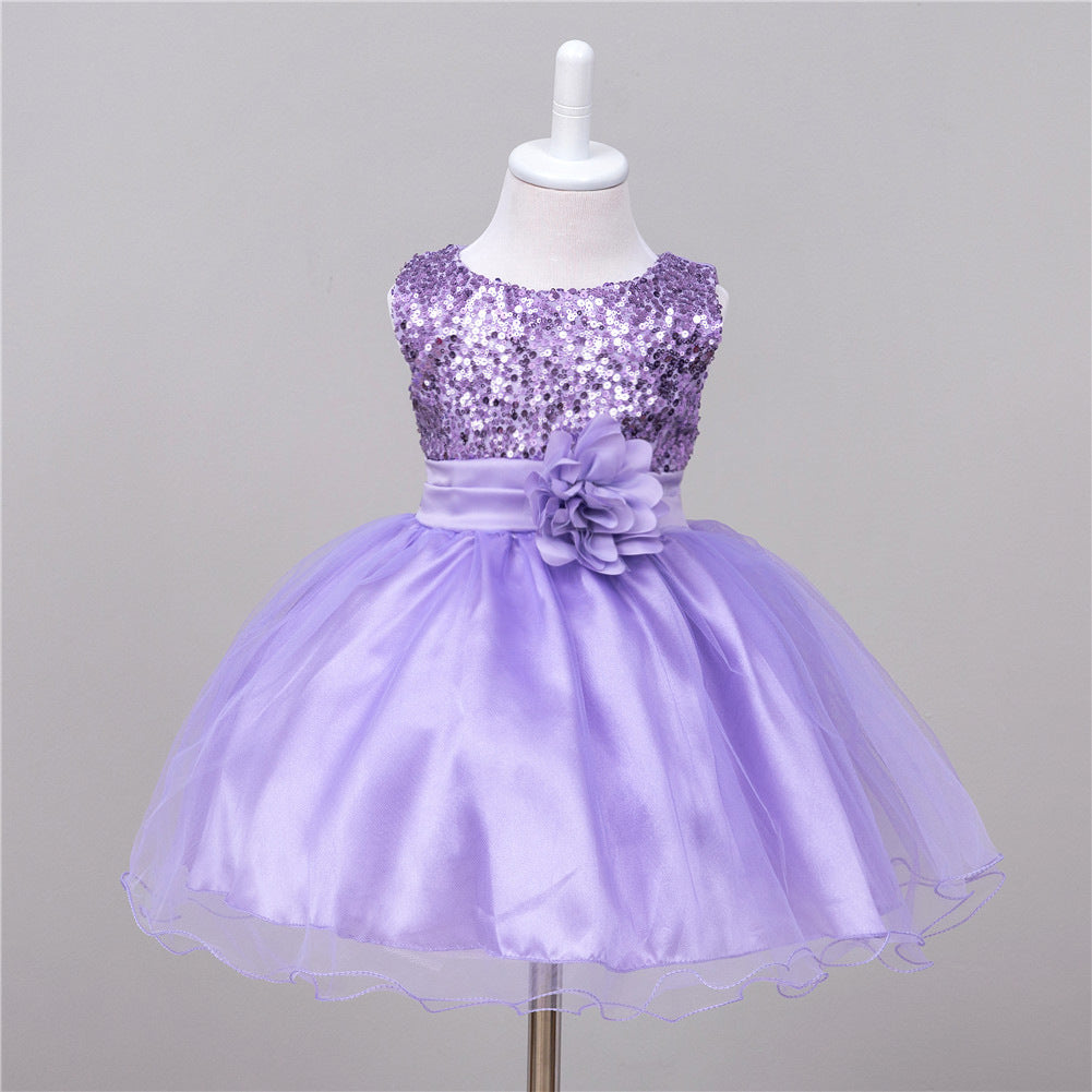 Girl's Princess Sequined Dress