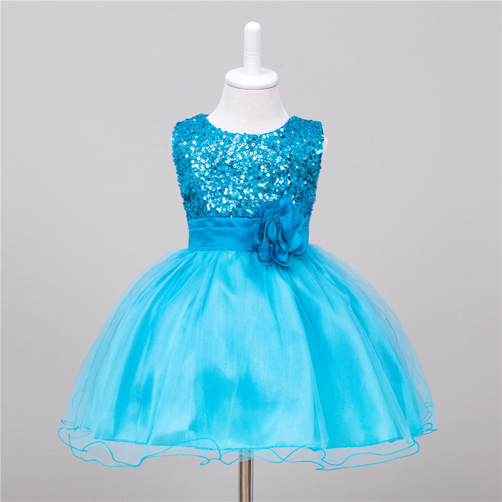 Girl's Princess Sequined Dress