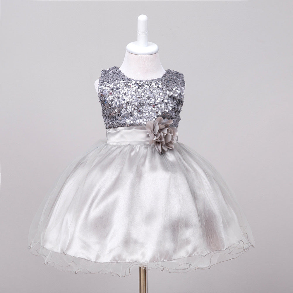 Girl's Princess Sequined Dress