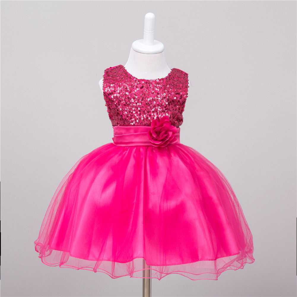 Girl's Princess Sequined Dress