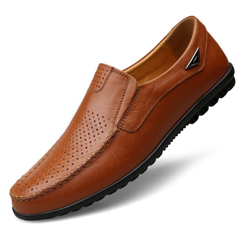 Men's Leather Peas Shoes