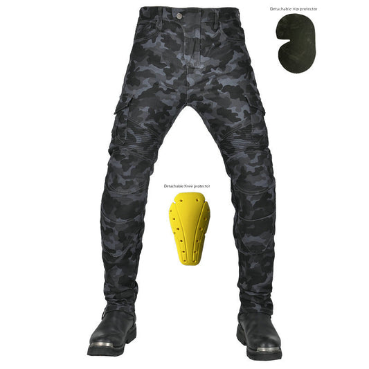 Outdoor Motorcycle Stretch Camouflage Motorcycle Jeans