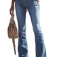 Wide-leg flared jeans