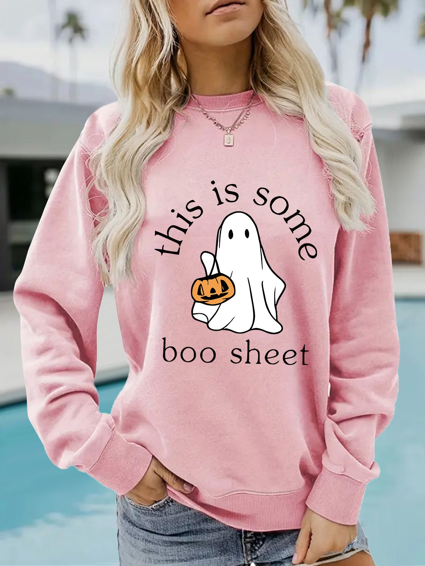 Long Sleeve Halloween Pullover