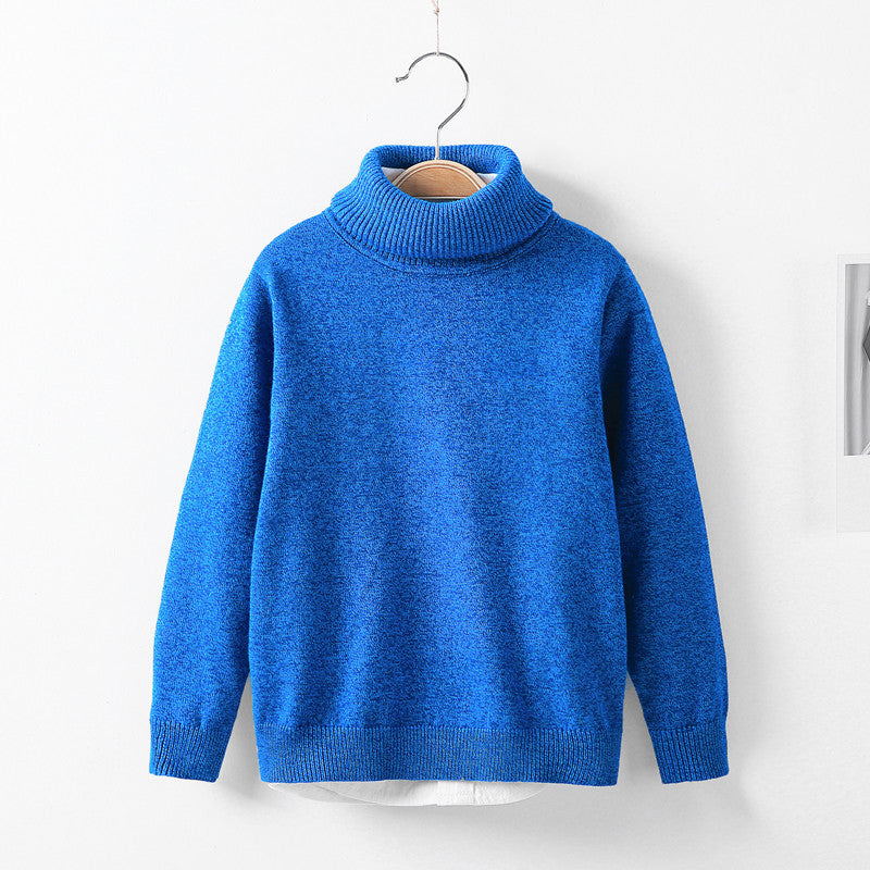 Kid's Wool Turtleneck Sweater