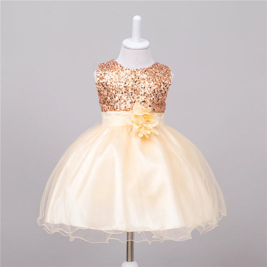 Girl's Princess Sequined Dress