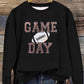 Women's Top Sweater Long Sleeve Baseball