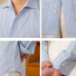 Men's Casual Breathable Cotton And Linen Shirt