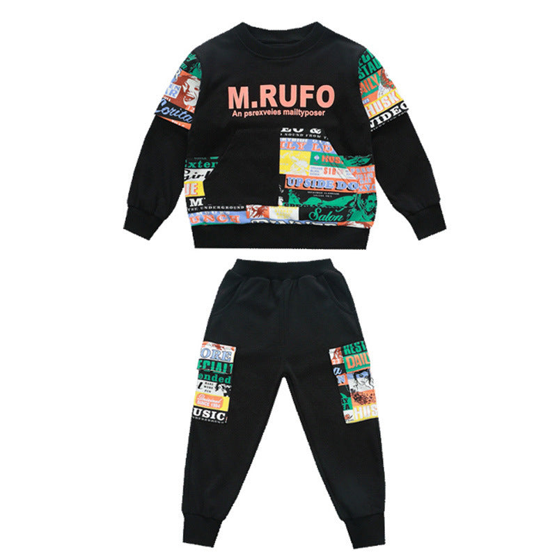 Boys Cotton Two-piece Set