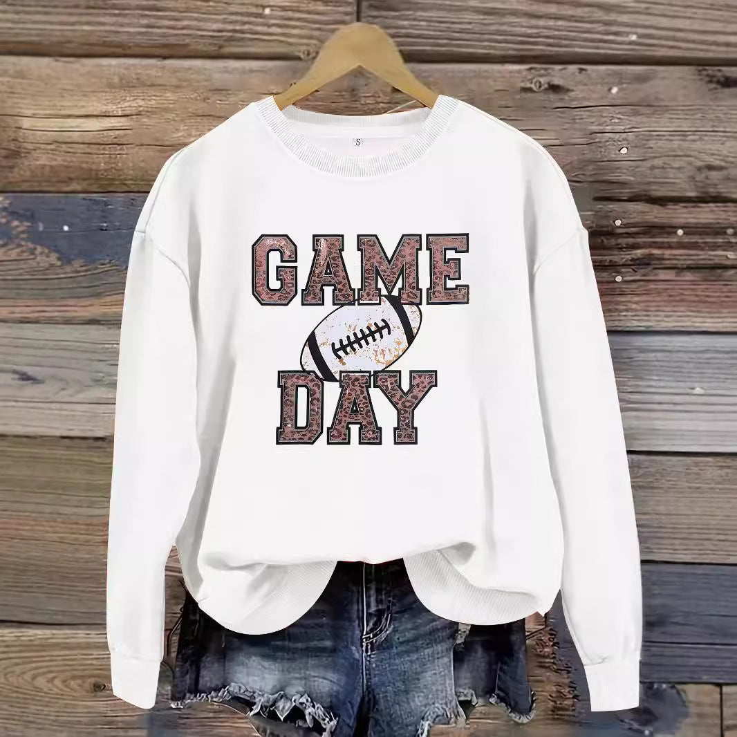 Women's Top Sweater Long Sleeve Baseball