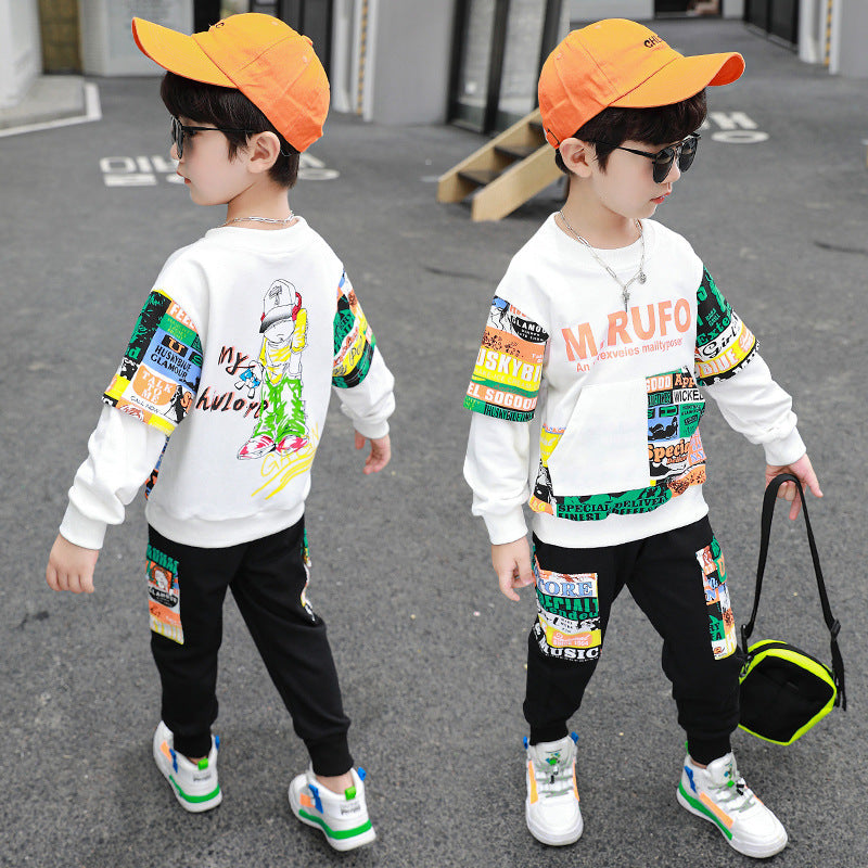 Boys Cotton Two-piece Set