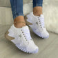 Women Shoes Lace-up Sports Sneakers