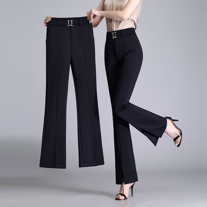 Women's Fashion High Waist Slimming Bell-bottom Pants