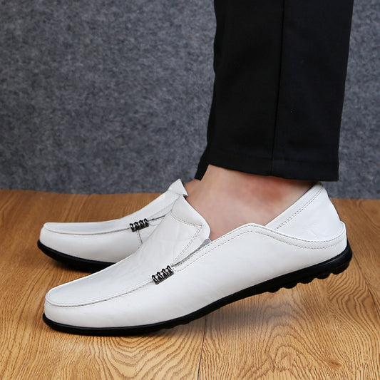 Men's Leather Peas Shoes