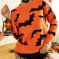 Women's Long Sleeved Halloween Jacquard Sweater Knitted Top Women's Clothing