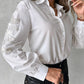 European And American Women's Clothing Sweet Embroidery Decorative Top