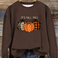 Round Neck Halloween Pumpkin Sweater