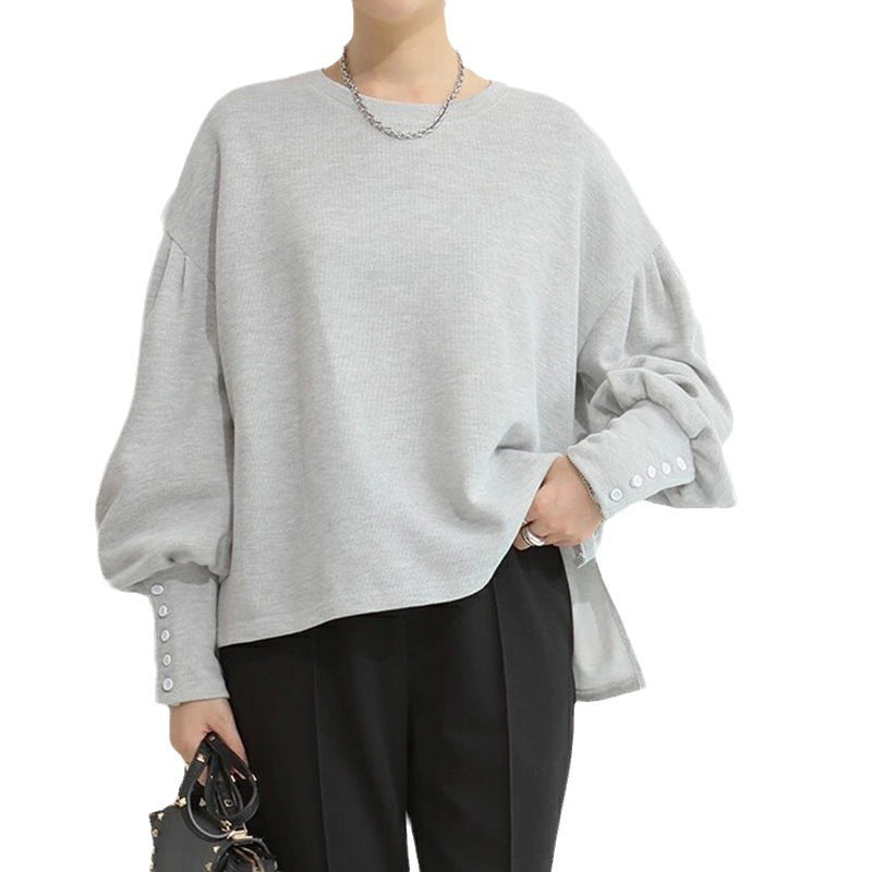 Autumn Winter Sweater Women's Solid Color Loose And Comfortable