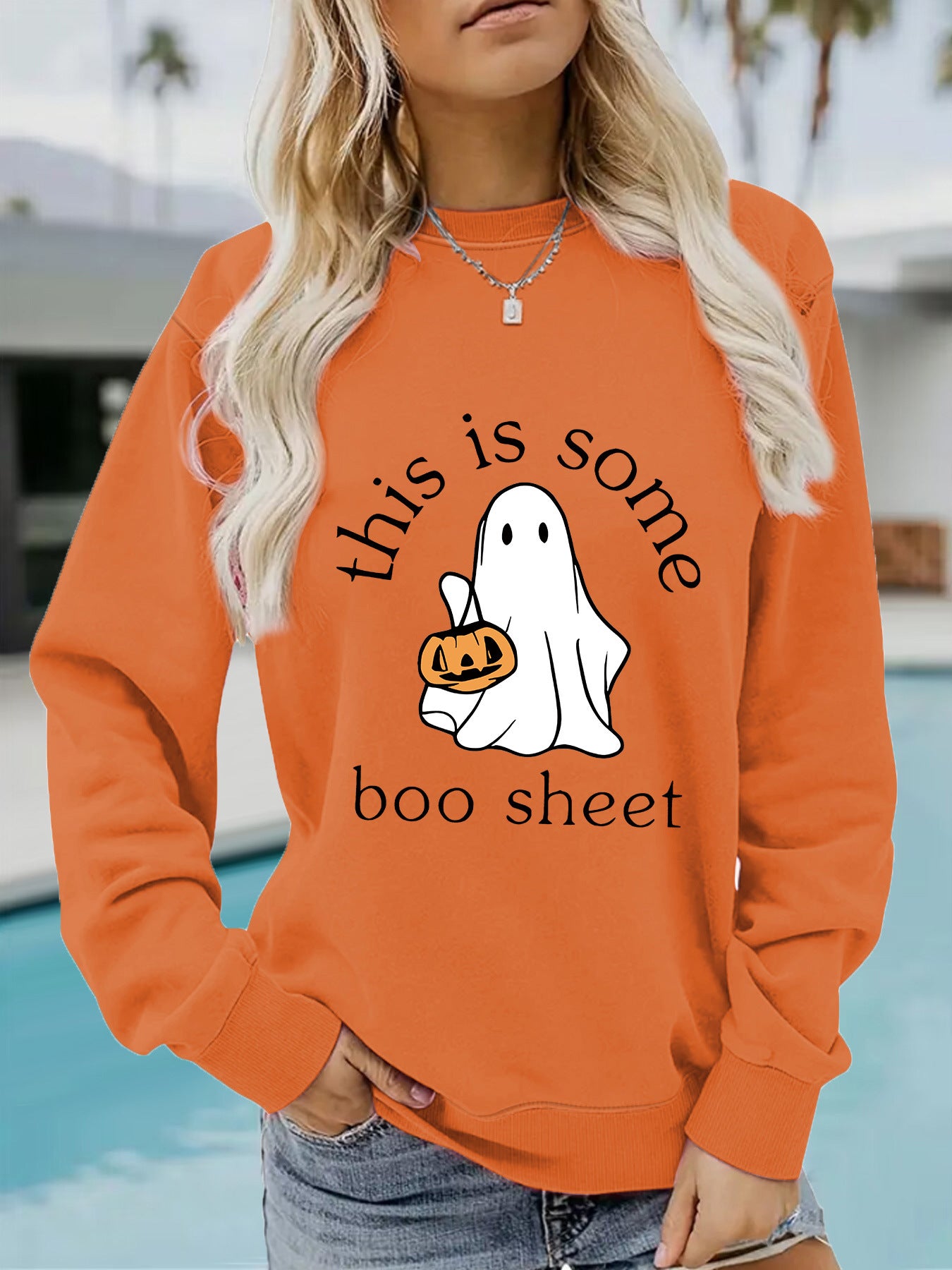 Long Sleeve Halloween Pullover