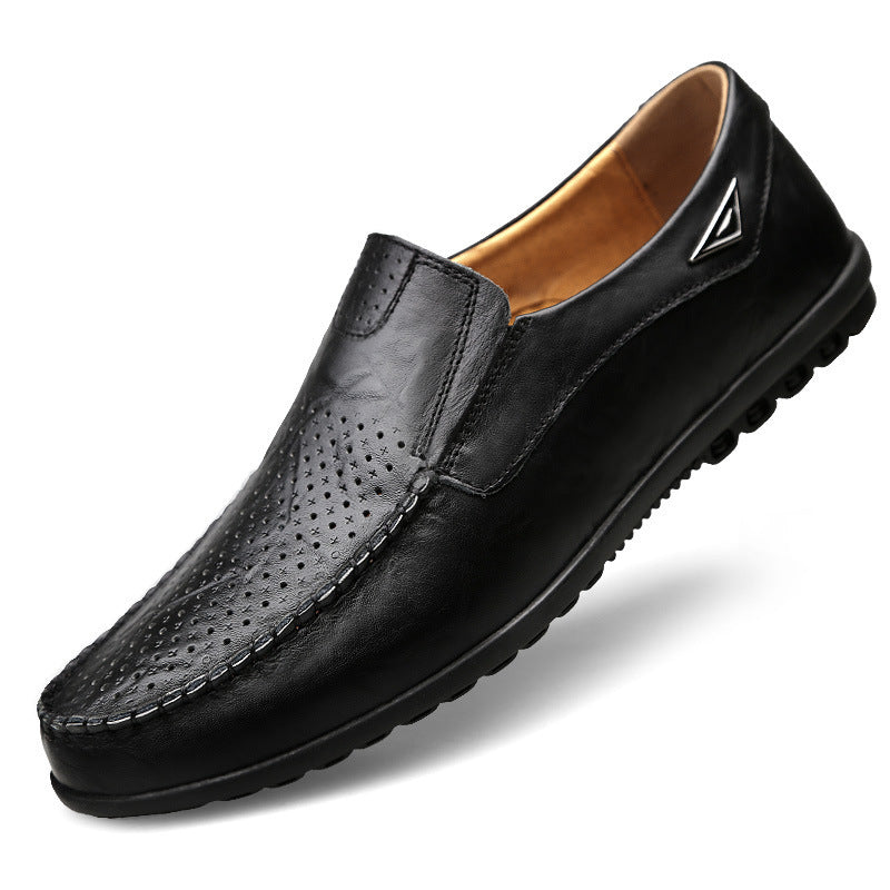 Men's Leather Peas Shoes