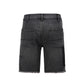 High Street Washed Overalls Daddy Pants Retro Cat Beard Denim Shorts