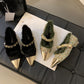 Korean Version Of Pointed Mao Shoes Women Wear Velvet