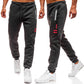 Men's Fashion Side Print Design Casual Pants