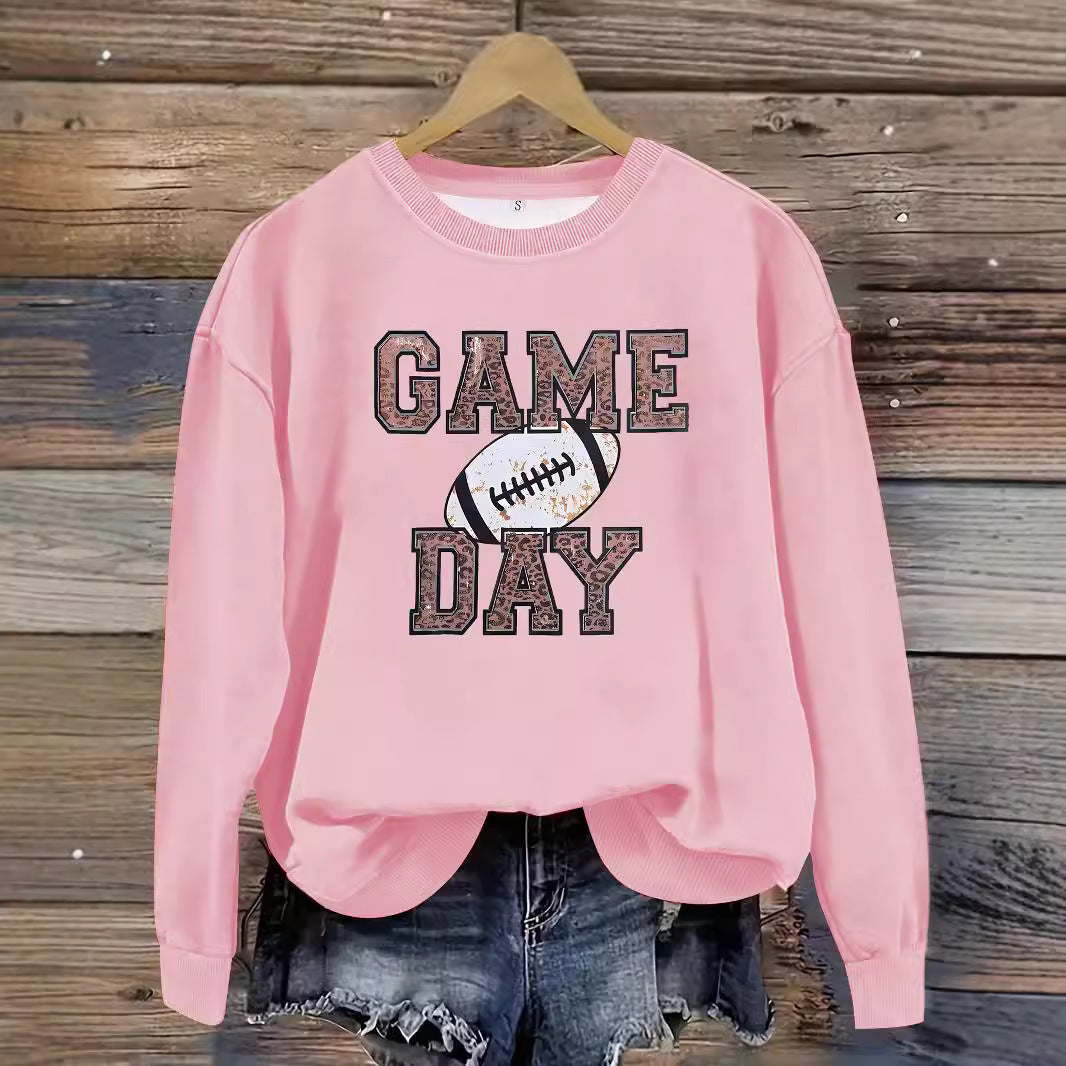 Women's Top Sweater Long Sleeve Baseball