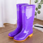 Rain boots waterproof shoes rubber shoes women