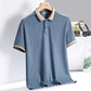 Summer Men's Ice Silk Business Casual Short Sleeve