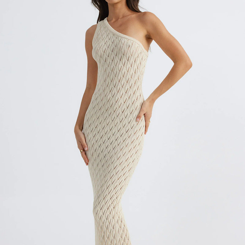 Women's Hollowed-out Knitted Dress