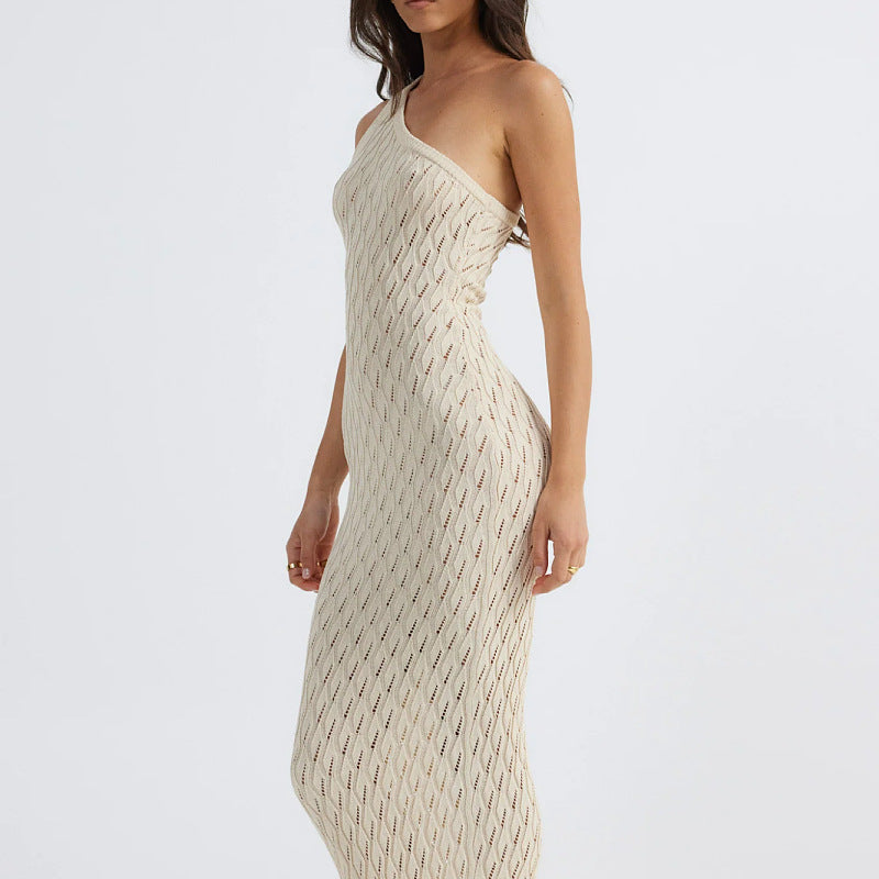 Women's Hollowed-out Knitted Dress